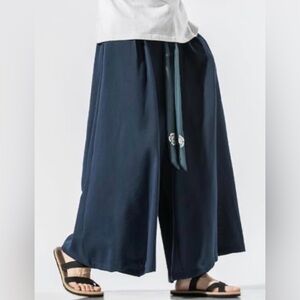 NWT. Gurun Vani Wide Leg Pants. Size L. Unisex.